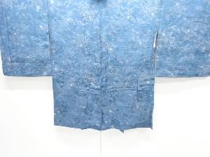 大正ロマン　紋錦紗寺院に草花模様羽織